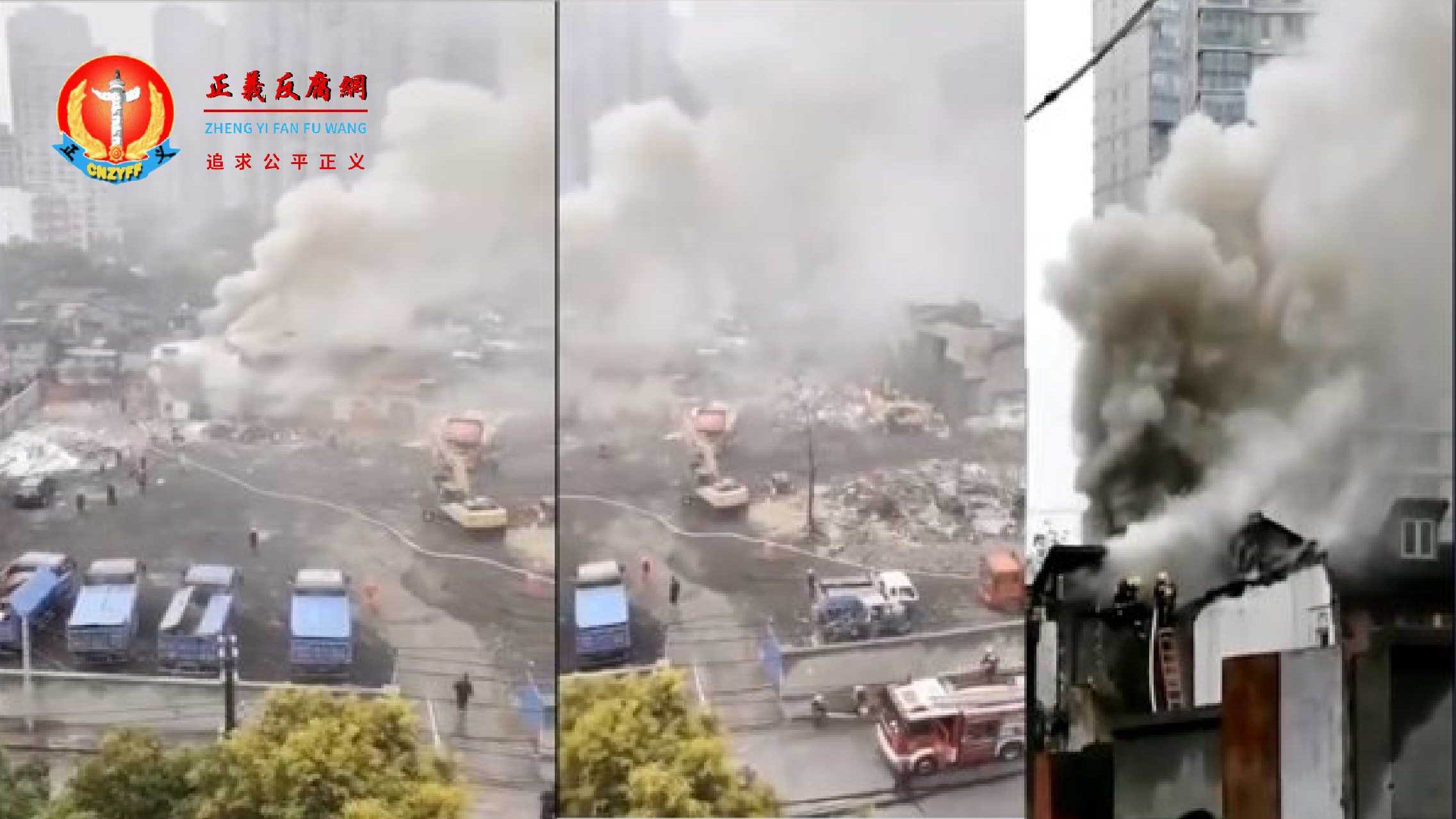 微视频｜上海暴力强拆酿惨案：房主点燃煤气引爆与拆迁人员同归于尽！